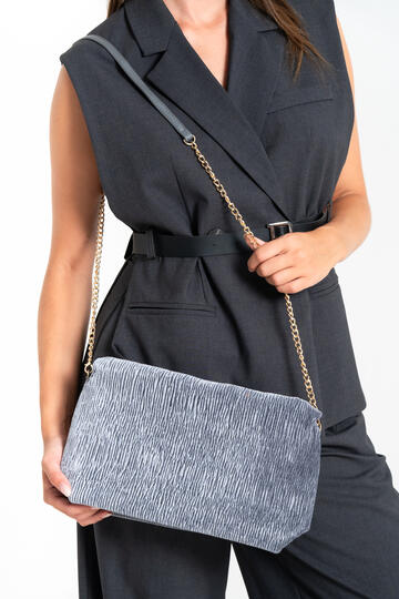 FIORENZA AMADORI FF27415 WOMEN'S VELVET CLUTCH - CIAM Centro Ingrosso Abbigliamento