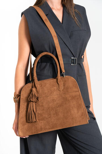 BORSA DONNA SCAMOSCIATA FIORENZA AMADORI CG233 - Fiorenza Amadori