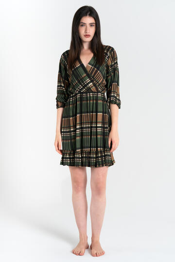 FIORENZA AMADORI 34753 SCHOTTISCHES KURZES KLEID FÜR DAMEN - CIAM Centro Ingrosso Abbigliamento