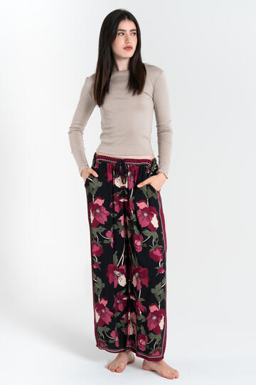 FIORENZA AMADORI 34587 LANGE DAMENHOSE MIT BLUMENMUSTER - CIAM Centro Ingrosso Abbigliamento