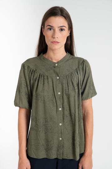 CAMICIA DONNA RICAMATA FIORENZA AMADORI MC267.763  - Fiorenza Amadori