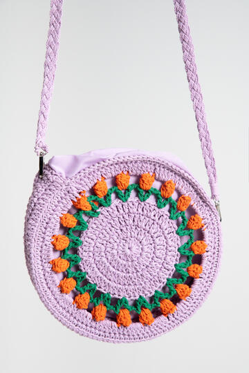 BORSA DONNA ROTONDA IN UNCINETTO FIORENZA AMADORI 11608-2311 - Fiorenza Amadori