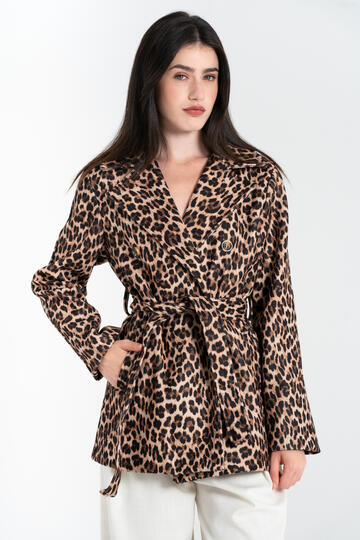 FIORENZA AMADORI 2014 DAMENJACKE MIT ANIMALPRINT - CIAM Centro Ingrosso Abbigliamento