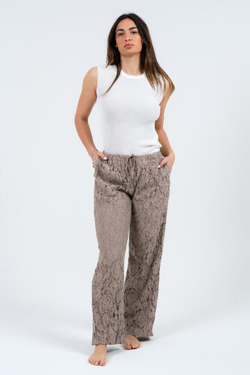 FIORENZA AMADORI FY9063 WOMEN'S LACE TROUSERS - CIAM Centro Ingrosso Abbigliamento