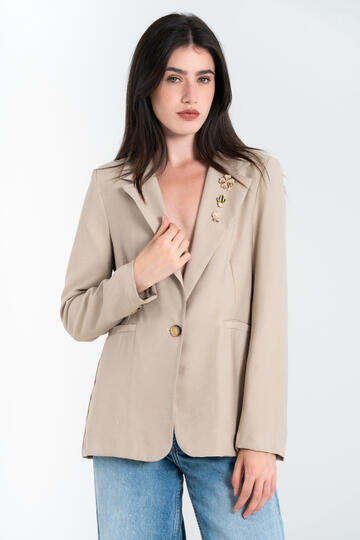 GIACCA DONNA DETTAGLIO SPILLE FIORENZA AMADORI MG131.181 - CIAM Centro Ingrosso Abbigliamento