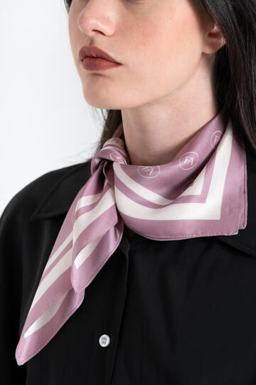 FOULARD DONNA IN SETA LOGO FIORENZA AMADORI   - CIAM Centro Ingrosso Abbigliamento