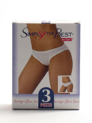 Slip donna in cotone elasticizzato Emy 4996 Tripack - CIAM Centro Ingrosso Abbigliamento