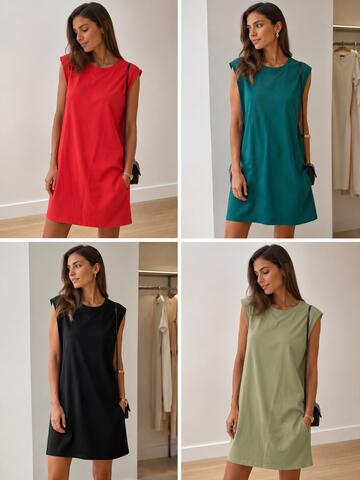 ABITO DONNA CORTO SMANICATO EMOTION 6304&nbsp; - CIAM Centro Ingrosso Abbigliamento
