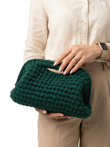 BORSA CROCHET ARTIGIANALE FIORENZA AMADORI ESSENZA&nbsp;&nbsp;