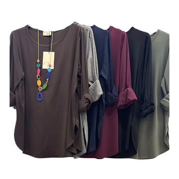 MAGLIA DONNA VISCOSA FLORA 24829 - CIAM Centro Ingrosso Abbigliamento
