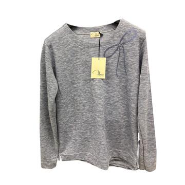 MAGLIA DONNA GIROCOLLO CON FIOCCO LATERALE FLORA 2541 - CIAM Centro Ingrosso Abbigliamento