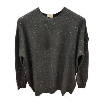 MAGLIONCINO DONNA CON PAILLETTES FLORA 73061 - CIAM Centro Ingrosso Abbigliamento