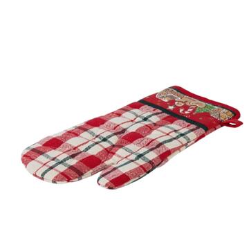 Gingerbread Oven Glove 18X33 - CIAM Centro Ingrosso Abbigliamento