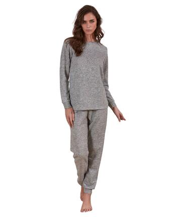 Pigiama donna in caldo jersey punto Milano Intimami ID1434 - CIAM Centro Ingrosso Abbigliamento