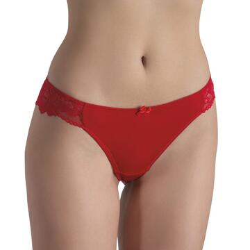 PERIZOMA DONNA IN COTONE ELASTICIZZATO E PIZZO INTIMAMI ID850