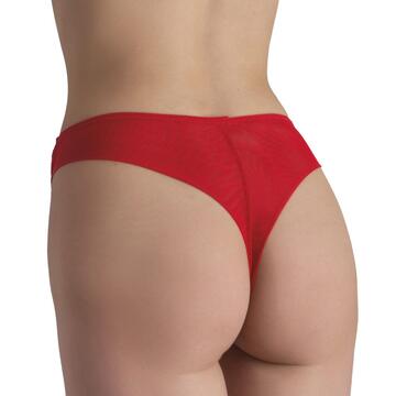 BRASILIANA DONNA IN TULLE ROSSO INTIMAMI ID854