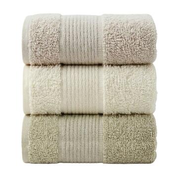 Set asciugamani 3 + 3 viso + ospite Kuve&egrave; LAILA - CIAM Centro Ingrosso Abbigliamento