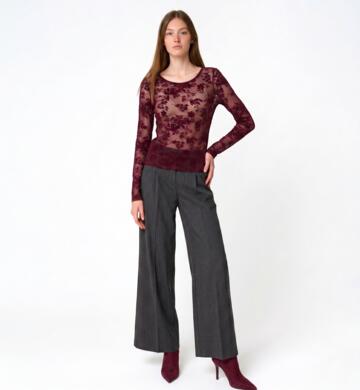 Fiorenza Amadori M6807 Sheer Lace Top