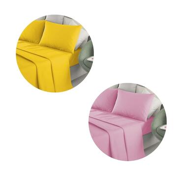 COMPLETO LETTO SINGOLO TINTA UNITA IRGE MARTA - 1 PIAZZA