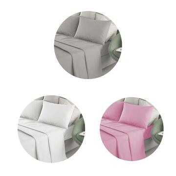 COMPLETO LETTO 1 PIAZZA E MEZZO TINTA UNITA IRGE MARTA&nbsp;&nbsp;