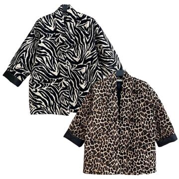 GIACCA DONNA TRAPUNTATA ANIMALIER FIORENZA AMADORI P24598 - CIAM Centro Ingrosso Abbigliamento