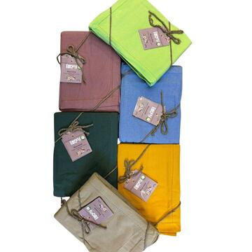 FANCY HOME RACCONTI PLAIN COTTON TABLECLOTH - 12 PLACES - CIAM Centro Ingrosso Abbigliamento