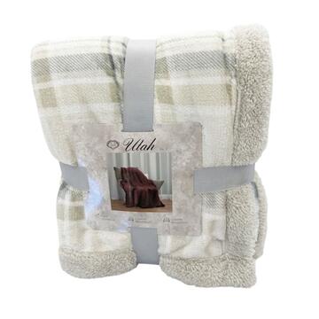 Plaid coral e sherpa Maison Sophie Utah - 150X190 cm&nbsp;