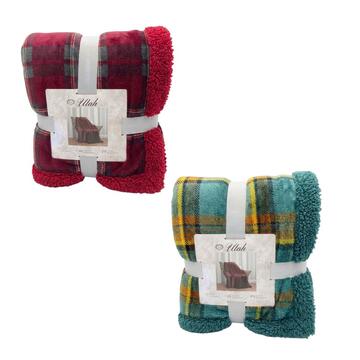 Plaid coral e sherpa Maison Sophie Utah - 150X190 cm&nbsp;