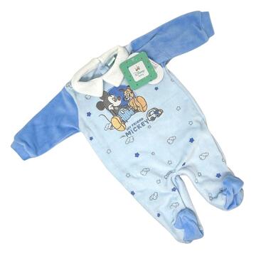 TUTINA NEONATO IN CINIGLIA CON COLLETTO DISNEY BABY WQ3108