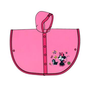 MANTELLINA ANTIPIOGGIA DA BAMBINA CON STAMPA MINNIE WX2001  - CIAM Centro Ingrosso Abbigliamento