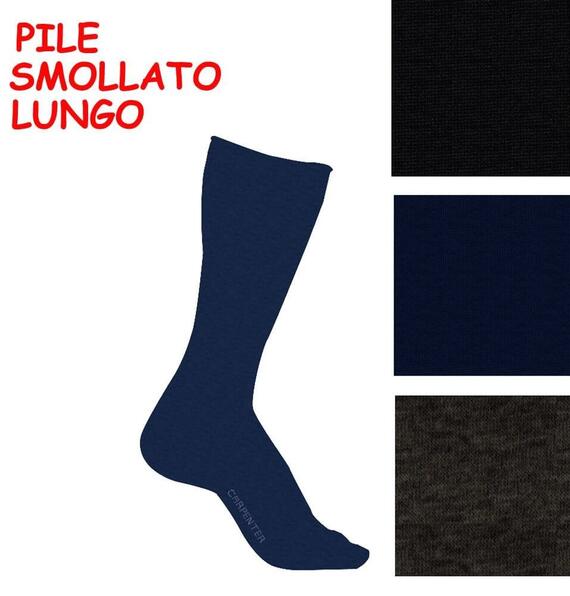 Calzettone lungo uomo smollato in caldo PILE Carpenter Cervinia 0565 ( 1 PAIO)