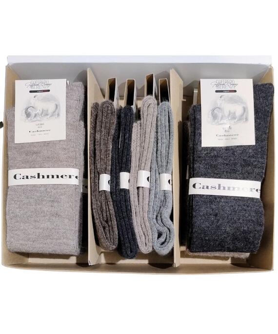 Calzettone lungo donna in lana e cashmere Goffredo Berenzi 1102 