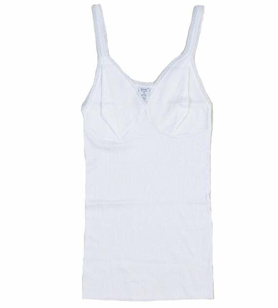 Woman tank top with narrow shoulder ribbed breast shape Gicipi 110 size 8