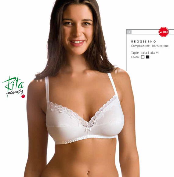 Reggiseno in cotone Rita art. 1161