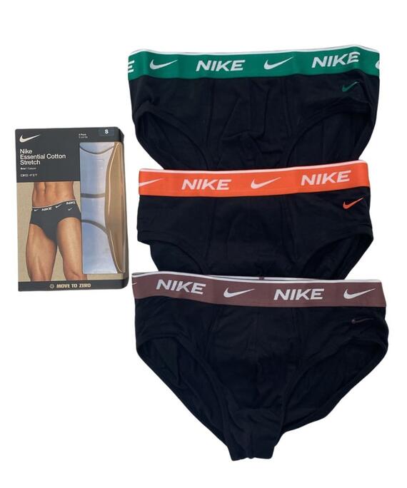 Nike NQ00KE-1283 TRI-PACK Men's Stretch Cotton Briefs