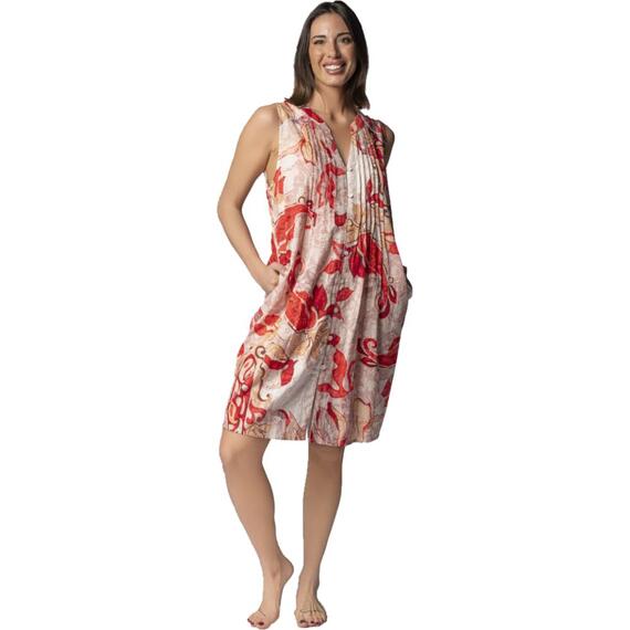 ROBE SANGALLO À ÉPAULES LARGES MARILA 129