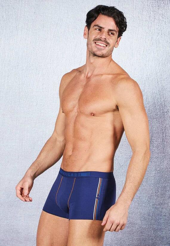 Boxer uomo moda in cotone elasticizzato Navigare 21300Z