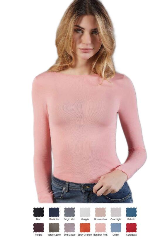 Maglia scollo tondo cashmere Sublyme 1412
