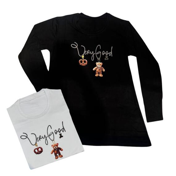 T-SHIRT DONNA MANICA LUNGA FLORA 15/234