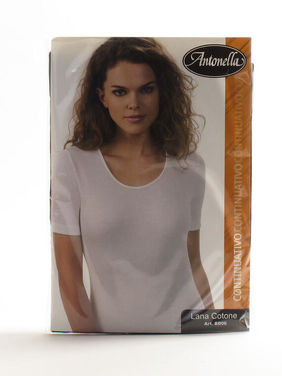 T-shirt donna in lana cotone Antonella BD06 tg.3/7