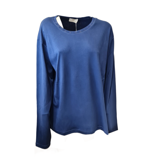 Women's long-sleeved crew-neck sweater OVER 2383 Federica