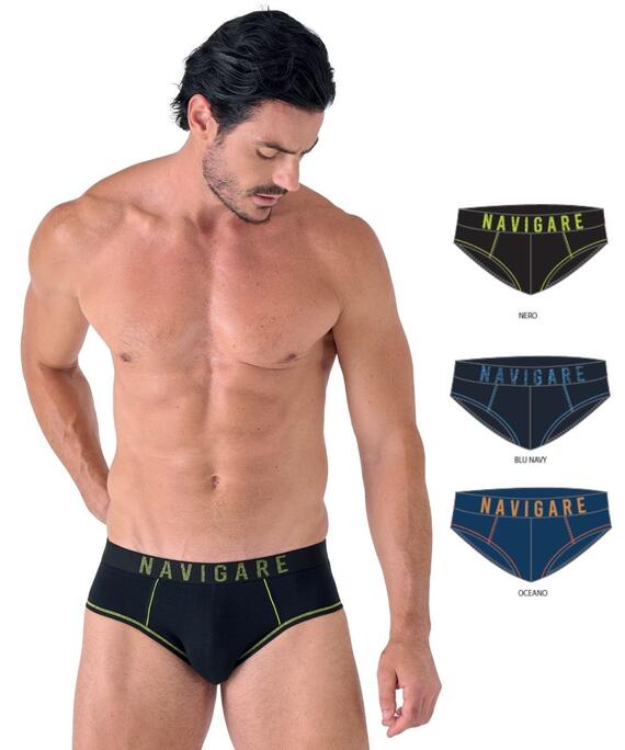 Slip uomo in cotone elasticizzato Navigare 21583