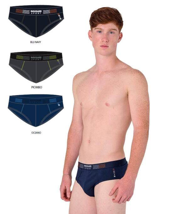 Slip ragazzo in cotone elasticizzato Navigare 21589J