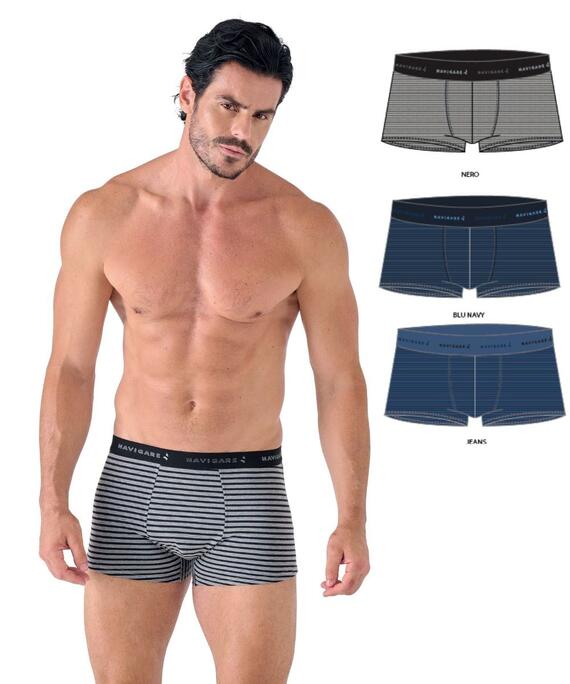 Navigare 21600 Men's Stretch Cotton Boxer Shorts