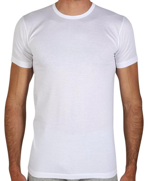 T-shirt uomo girocollo in cotone filo di Scozia Fragi 2340