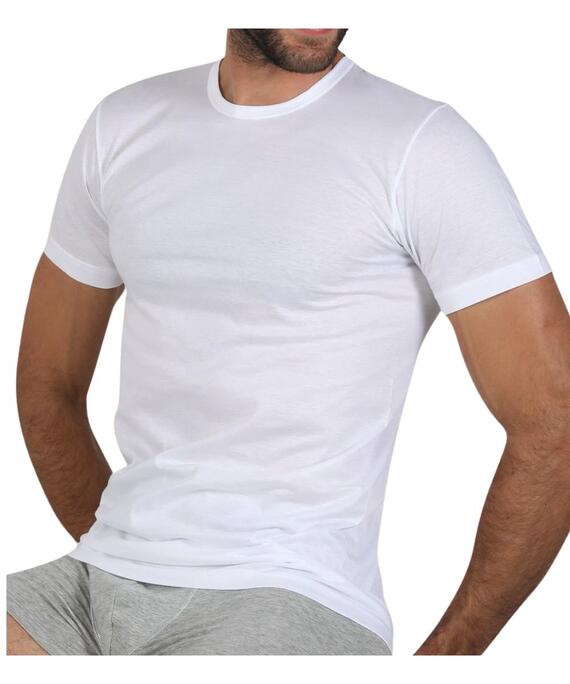 T-shirt uomo girocollo in cotone filo di Scozia Fragi 2340