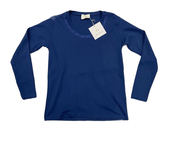 Женский свитер с круглым вырезом с длинными рукавами 2386 Federica