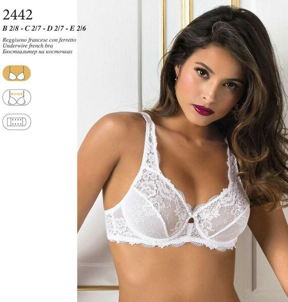 Balconette with underwire SieLei Wonder Lace 2442 Cup C - D