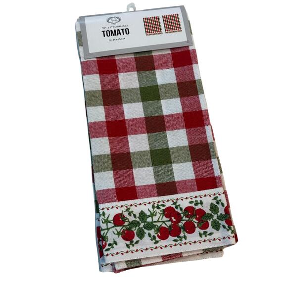 SET 2 STROFINACCI DA CUCINA MAISON SOPHIE TOMATO
 