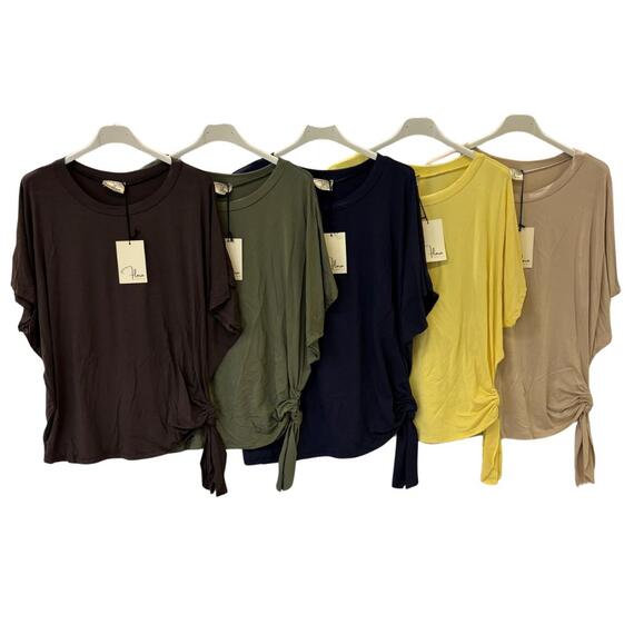 MAGLIA FIOCCO DONNA MANICA CORTA VISCOSA FLORA 25135
&nbsp;